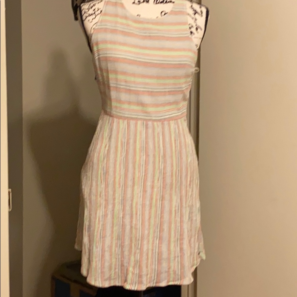 Razorback striped dress